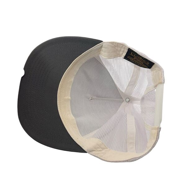 Lazy Ranch Wear embroidered cow Patch Trucker Gray Snap Back cowgirl - Picture 5 of 14